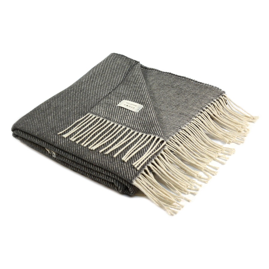 Плед Paola, 130х170 см, серый MARZOTTO PAOLA6000 - Вид №1