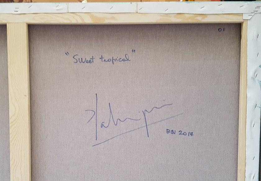 ICI ET LÀ Смешанная техника на холсте K. fabrizzi Kf31 - Вид №4