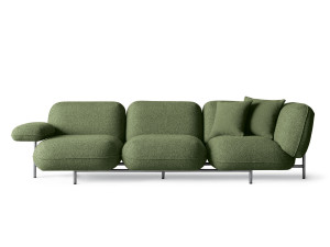 Тканевый модульный садовый диван