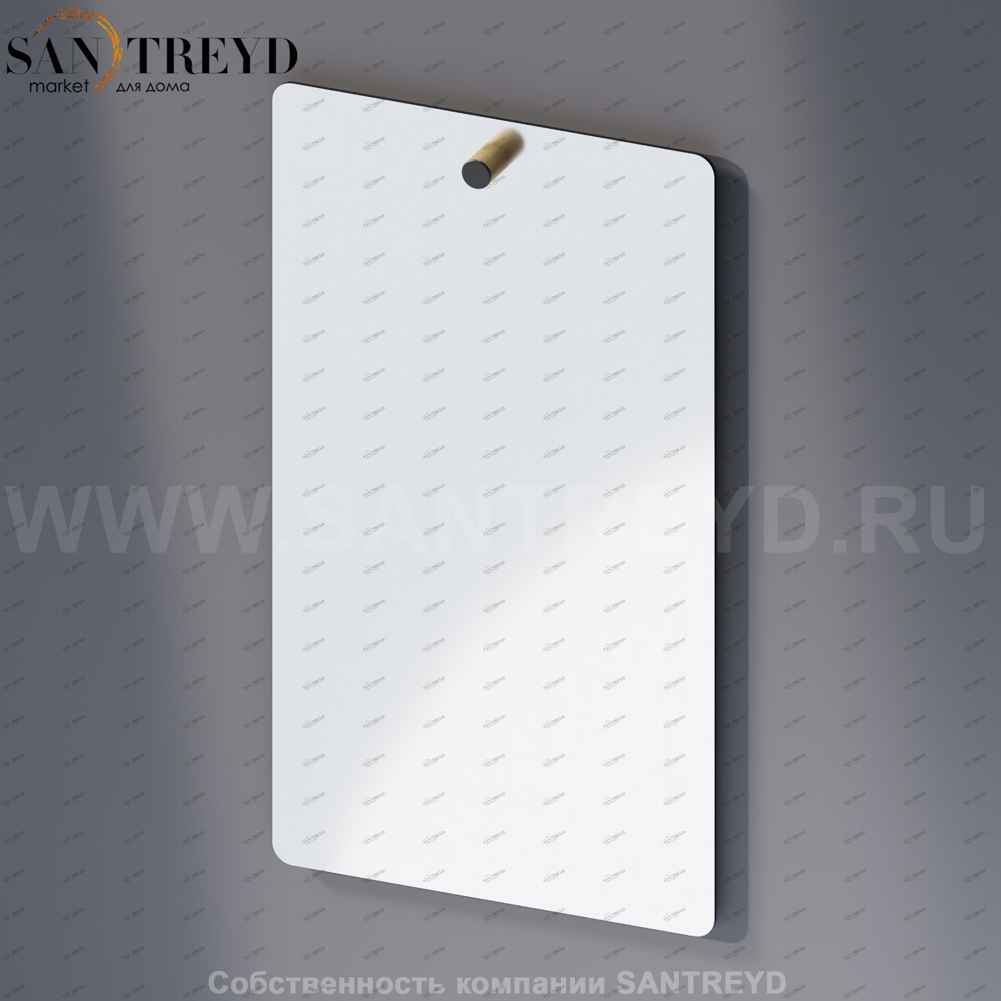 Agape DOT LINE Зеркало с держателем из натурального дуба ADTL0459.RT ADTL0459RT