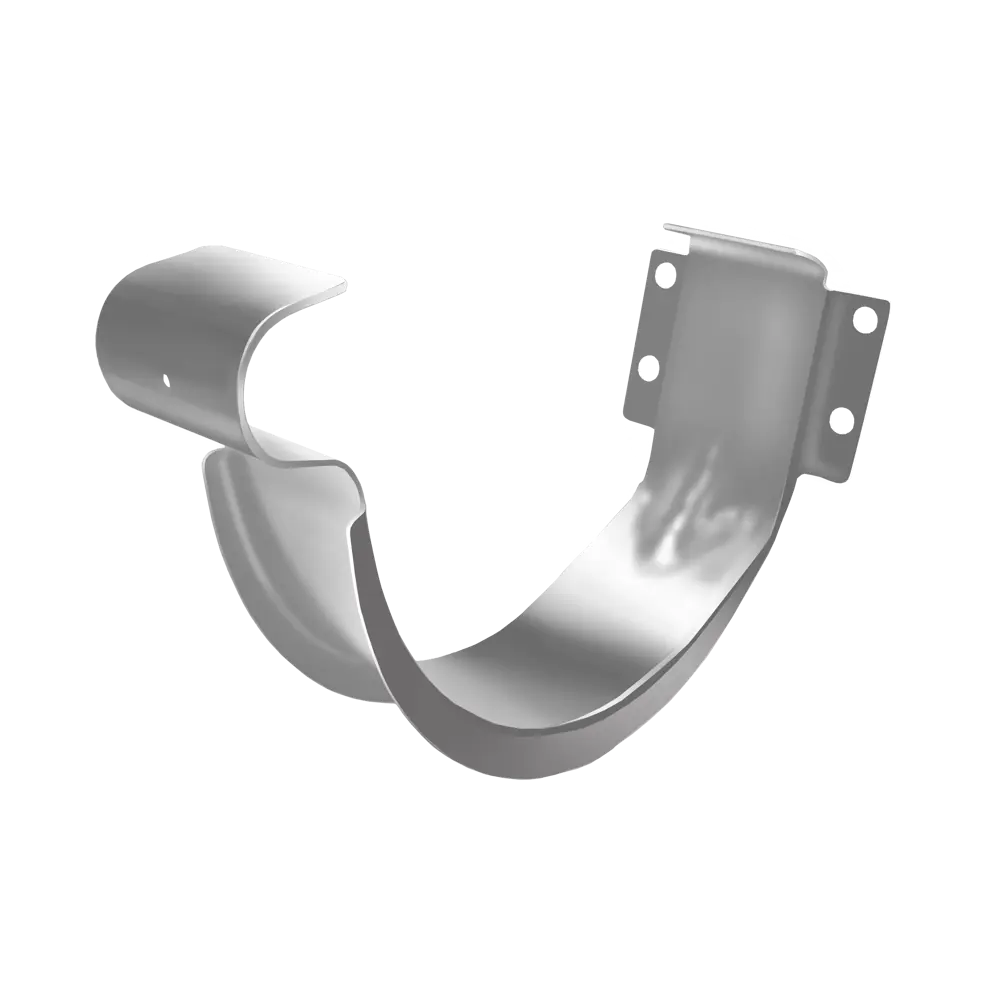 Кронштейн для желоба короткий GL PE 125 мм цвет сигнальный белый Grand Line STLM-2137921