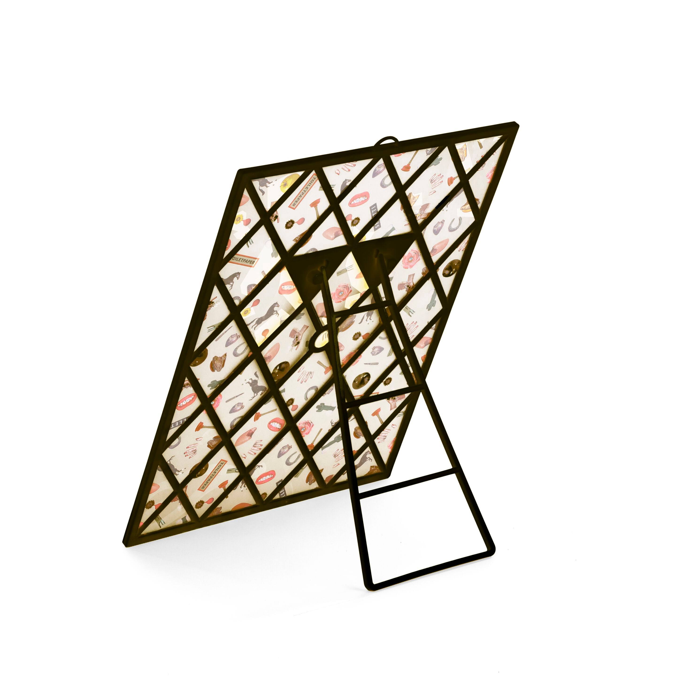 Настенное зеркало с пластиковой рамкой Seletti Seletti wears Toiletpaper ARCH-00018040 - Вид №2