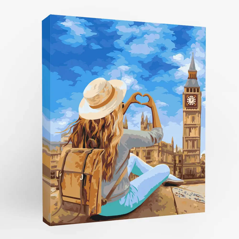 Картина по номерам Поездка в Лондон 40х50 см FBRUSH STLM-2183294 - Вид №1