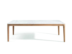 Прямоугольный садовый стол из каррарского мрамора