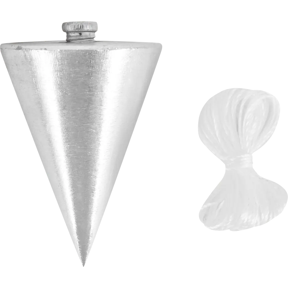 Отвес строительный Santreyd с конусным грузом 400 г и шнуром 5 м 87677584 STLM-1439755 - Вид №1