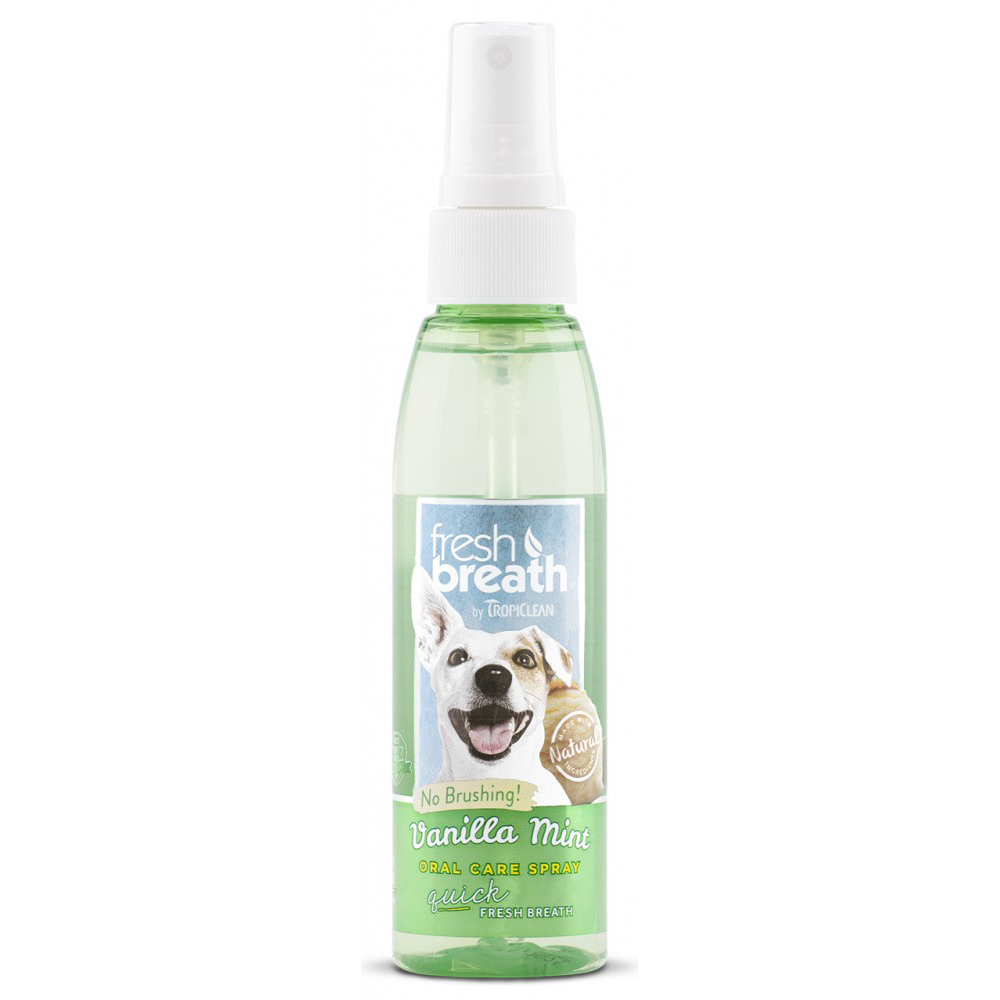 ПР0044792 Спрей для собак "Свежее дыхание" ваниль и мята, 118мл TROPICLEAN 