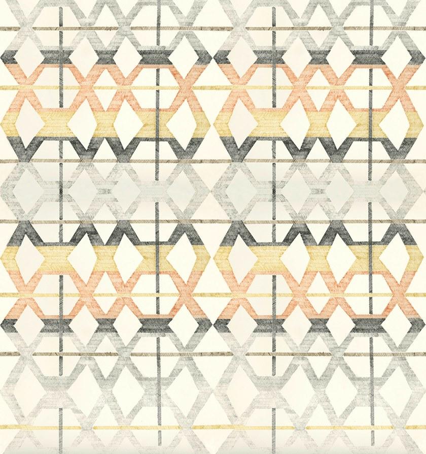 Wall&decò Моющиеся водостойкие обои с геометрическим рисунком Wet system 19 sun-id-1444834 - Вид №1