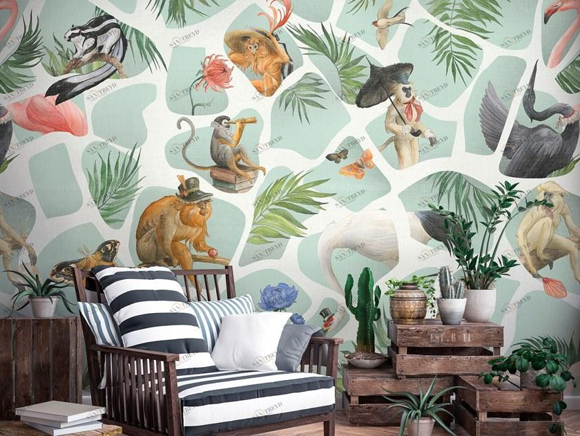 Tecnografica Тропические обои Animalier sun-id-1444089