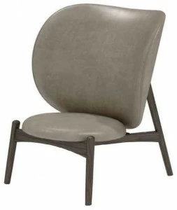 Now & Future Кожаное кресло с высокой спинкой