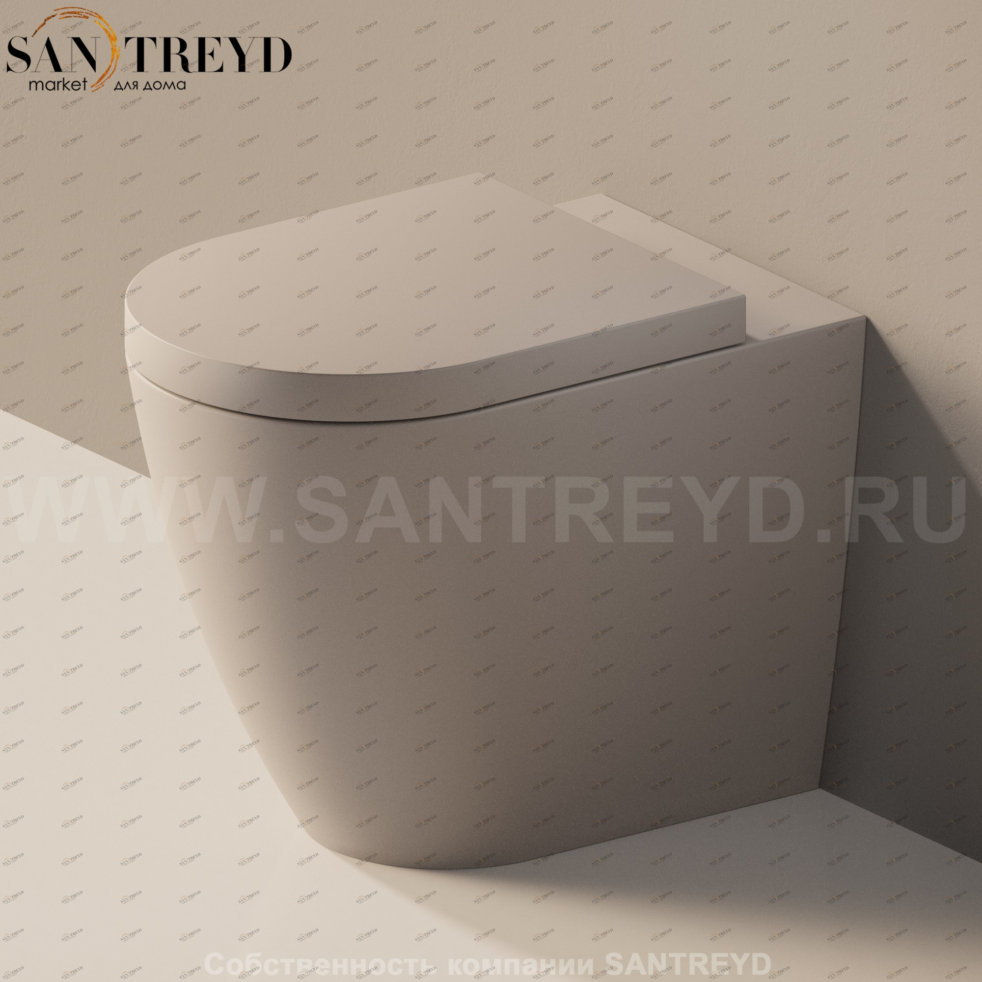 LK117RG1019 Приставной унитаз напольный Белый Ceramica Flaminia Link Италия