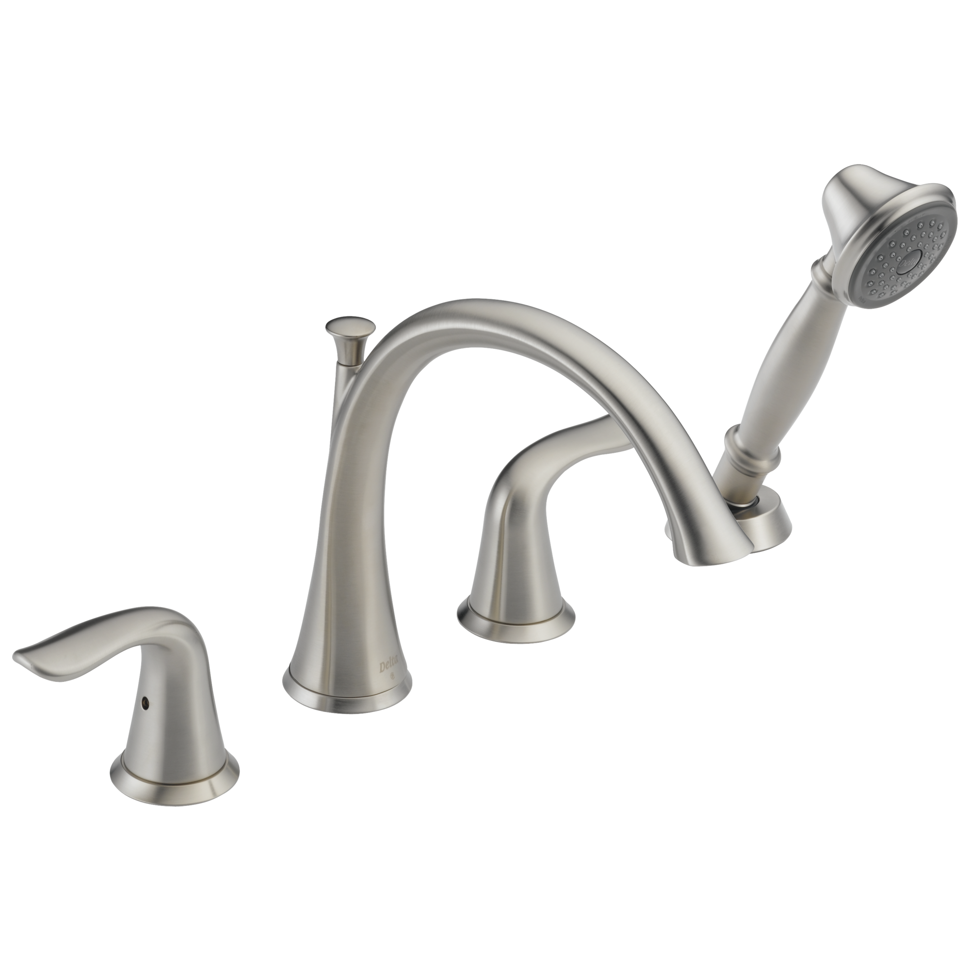T4738-SS Римская ванна с ручным душем Delta Faucet Lahara Нержавеющая сталь 