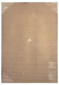 Turri Ковер ручной работы из шерсти и шелка в полоску Zero