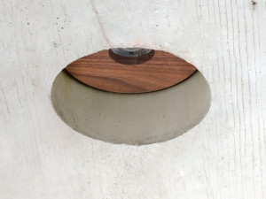 Круглый дуб утопленный прожектор с диммером