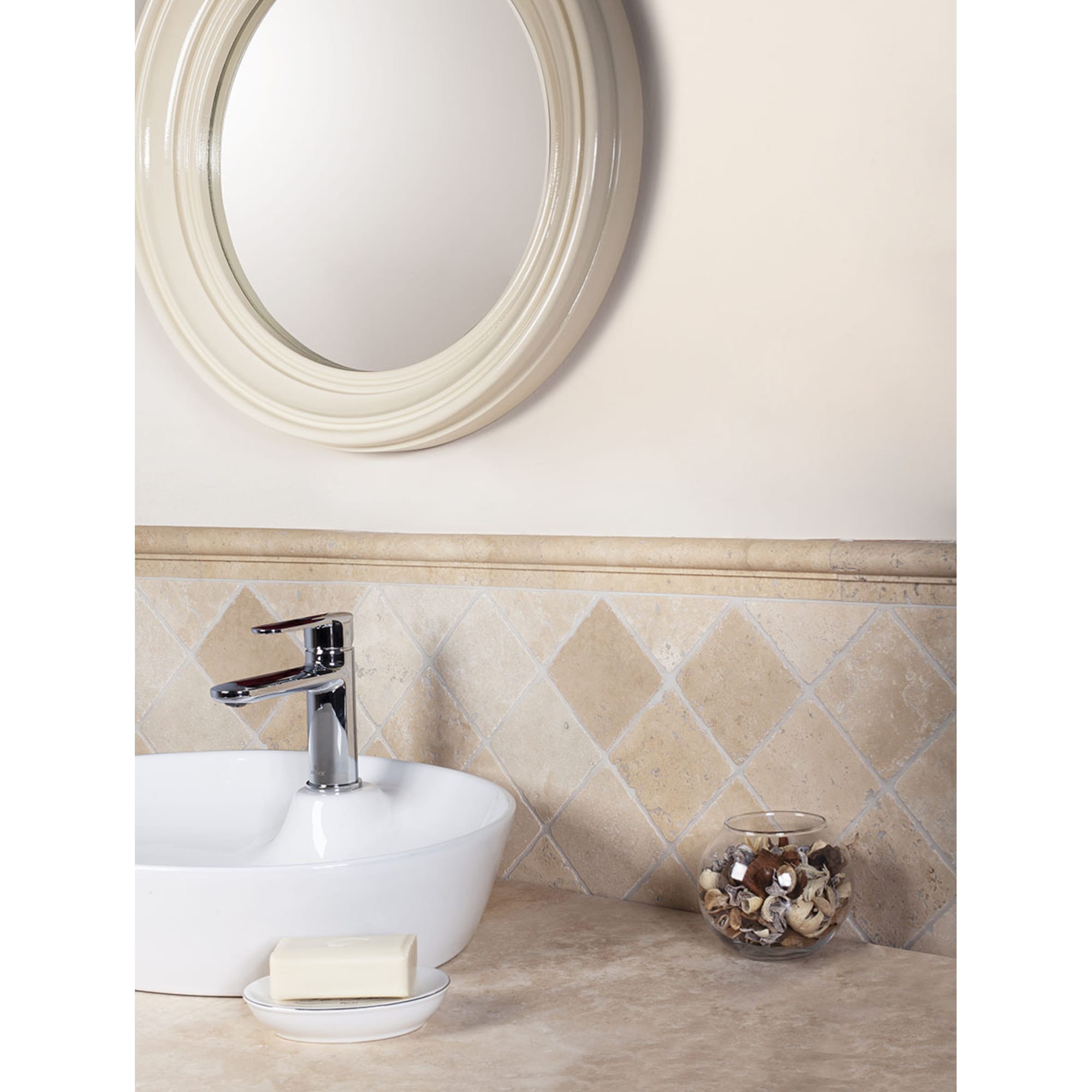 16993385 Декор Provance Оливки 4 10х10 см Травертин Provance Santreyd  - Вид №4