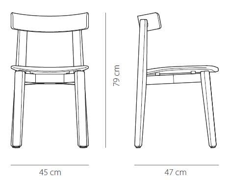 Мягкий стул с открытой спинкой Gazzda ARCH-00083652 - Вид №8