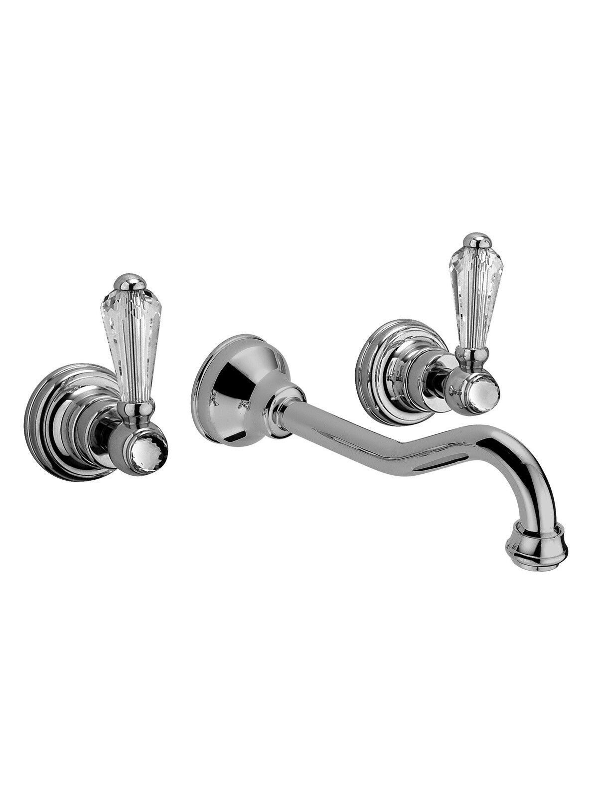 Настенный смеситель для раковины с отдельными розетками без слива Rubinetterie Frattini Lybra M Style ARCH-00082918 - Вид №1