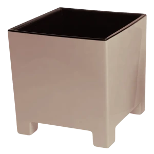 Кашпо Evergreen Design Сигма 17x19x19 см v5.5 л пластик фраппе 89452981 STLM-2078015