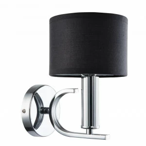 Бра металлическое с абажуром черное Ignitus 2599-1W FAVOURITE IGNITUS 00-3929894 Черный