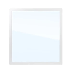 Окно пластиковое ПВХ VEKA глухое 1160x1000 мм (ВxШ) однокамерный стеклопакет белый/белый