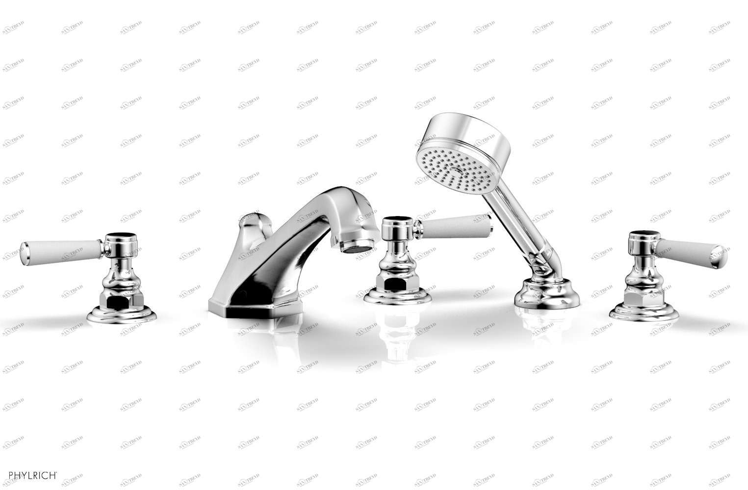 Смеситель для ванны HEX TRADITIONAL Phylrich  500-50-026X050 Хромированный 