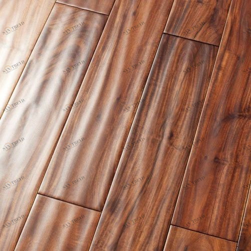 Массивная доска Magestik floor Под лаком (экзотика) Состаренная (браун) 910x122x18мм Акация (Гладкая) 910х122 мм MGK Magestic floor 2600300167