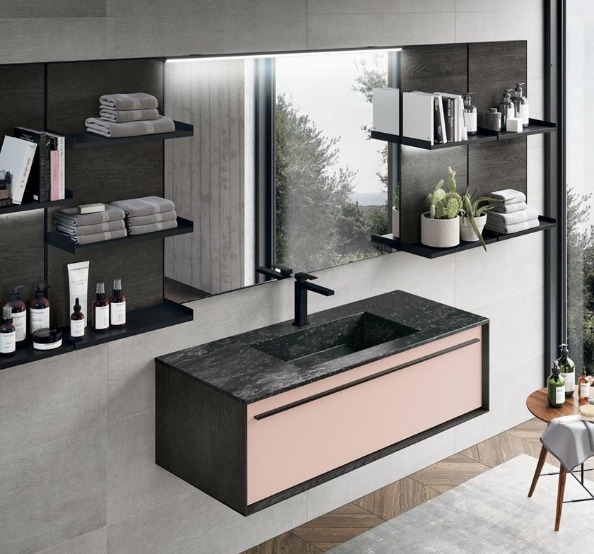 Gruppo Geromin Подвесная тумба под умывальник с ящиками Suite sun-id-1433669 - Вид №2