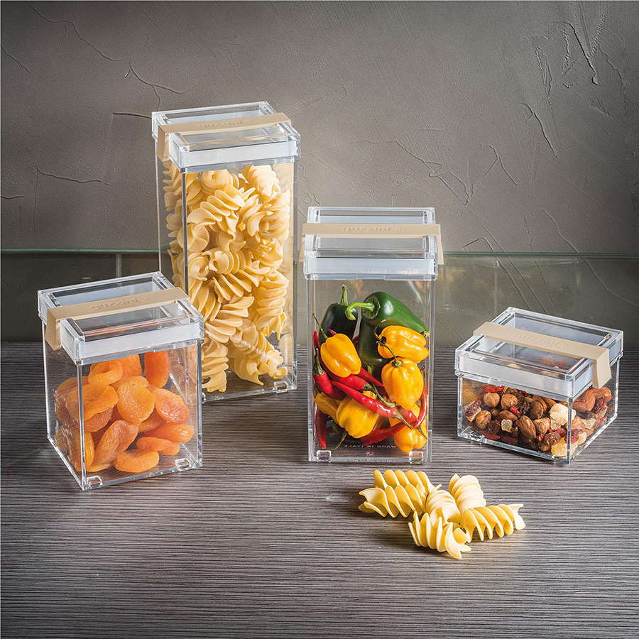 Контейнер с крышкой Click&Fresh S серый Guzzini 16920033 - Вид №3