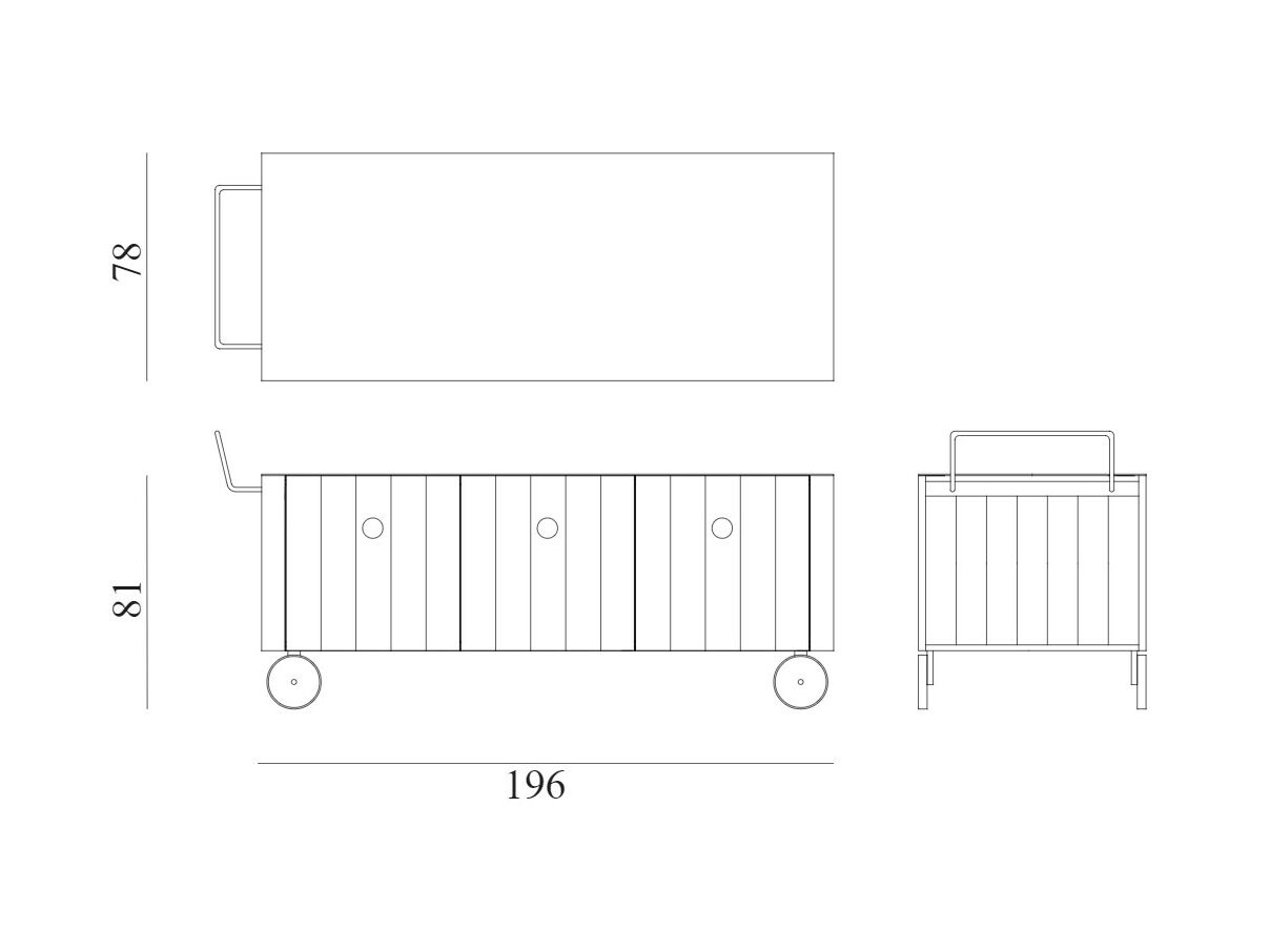 Открытая кухня из красного дерева Exteta 10th ARCH-00084700 - Вид №15