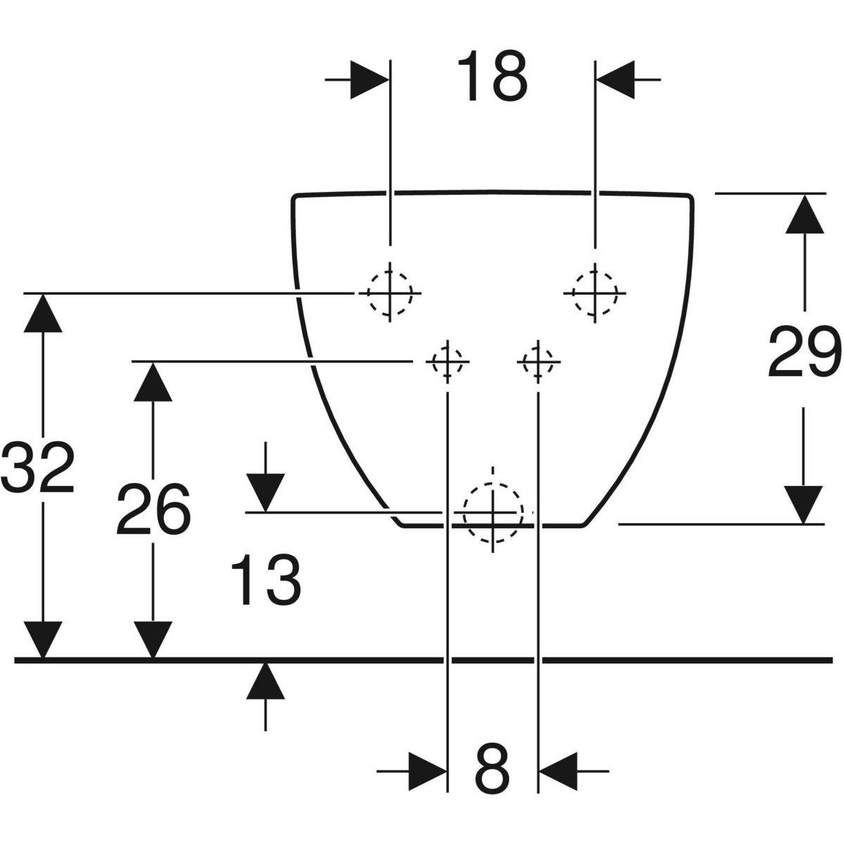 Подвесное биде в витрине Geberit Акант ARCH-00035852 - Вид №9