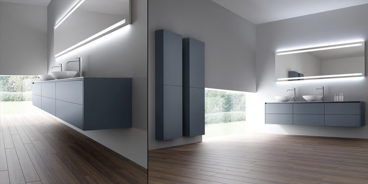 Комплект мебели №39 218,4 см Antonio Lupi PIANA Antoniolupi 39PIANA - Вид №1