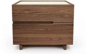 Huppé Прямоугольная тумбочка из орехового дерева с ящиками Nelson 8344l/r-8343l/r