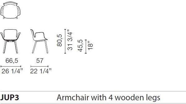 Cappellini Кресло полиэтиленовое с подлокотниками Juli sun-id-1377448 - Вид №29