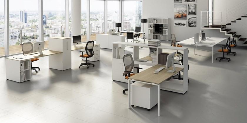 CUF Milano Несколько рабочих станций со встроенной полкой Doria sun-id-1386490 - Вид №4