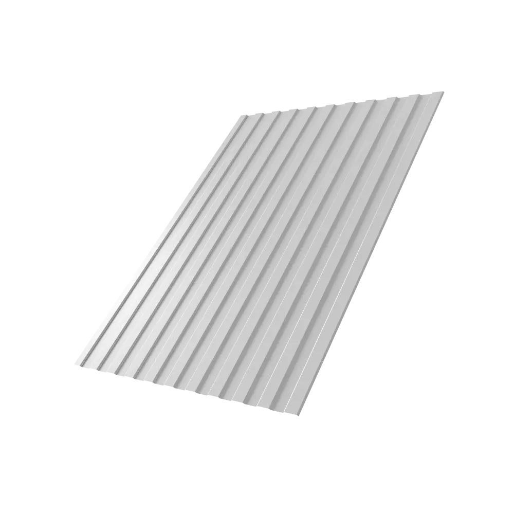 Профнастил С8 0.3 мм 1200x1500 мм RAL 9003 белый Santreyd STLM-2182845 - Вид №1