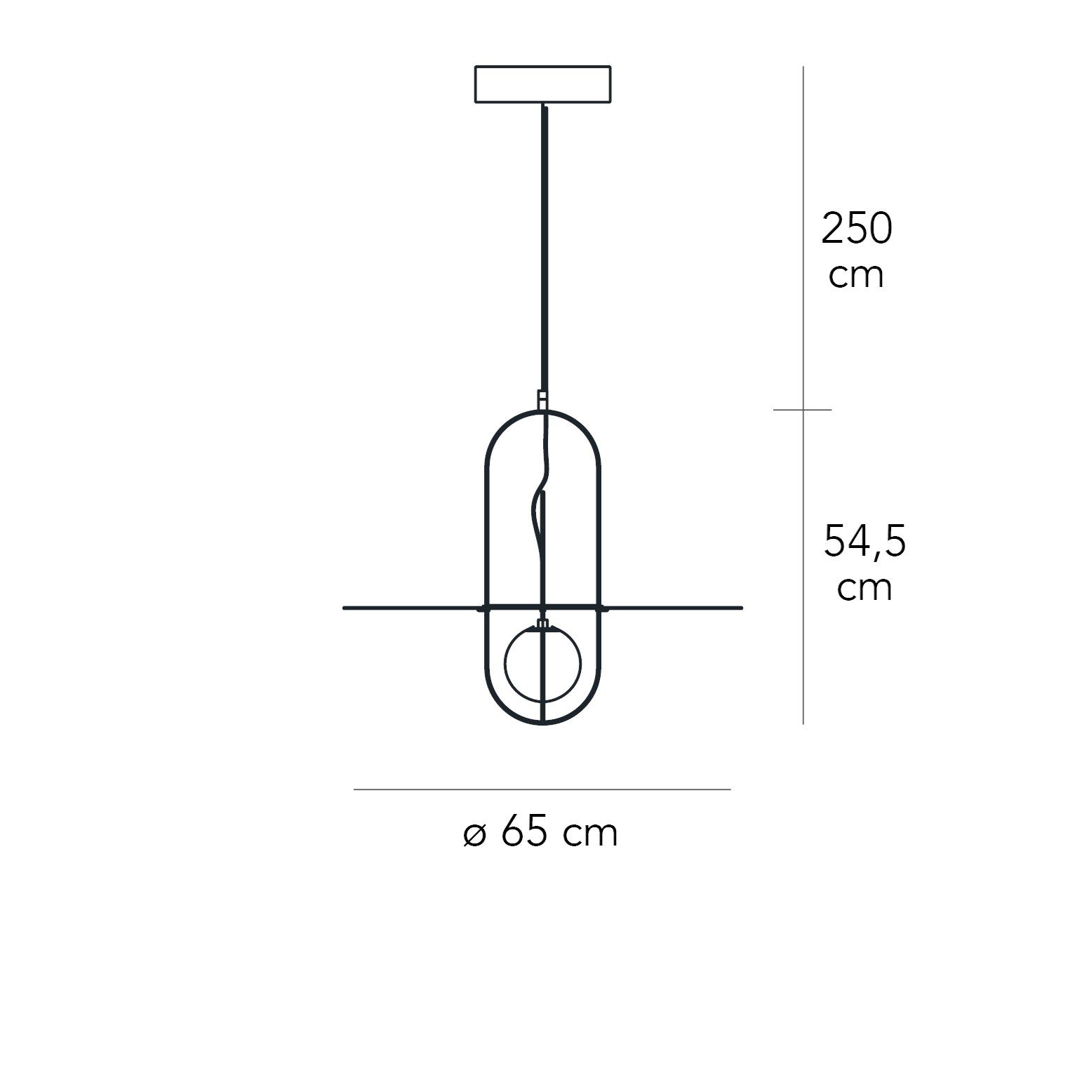 Металлический подвесной светильник FontanaArte Setareh ARCH-00148235 - Вид №6