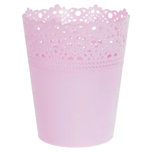 Кашпо Газонcity Ажур ø15 h18.5 см v2 л пластик розовый