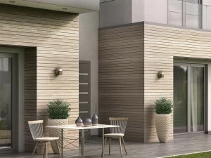 Alumil Облицовка деревом для улицы Smartia systems