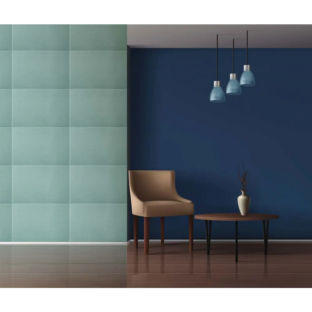 Панель полиэстеровая 9мм 600x400 мм цвет серо-голубой РСП STLM-2035736 - Вид №5