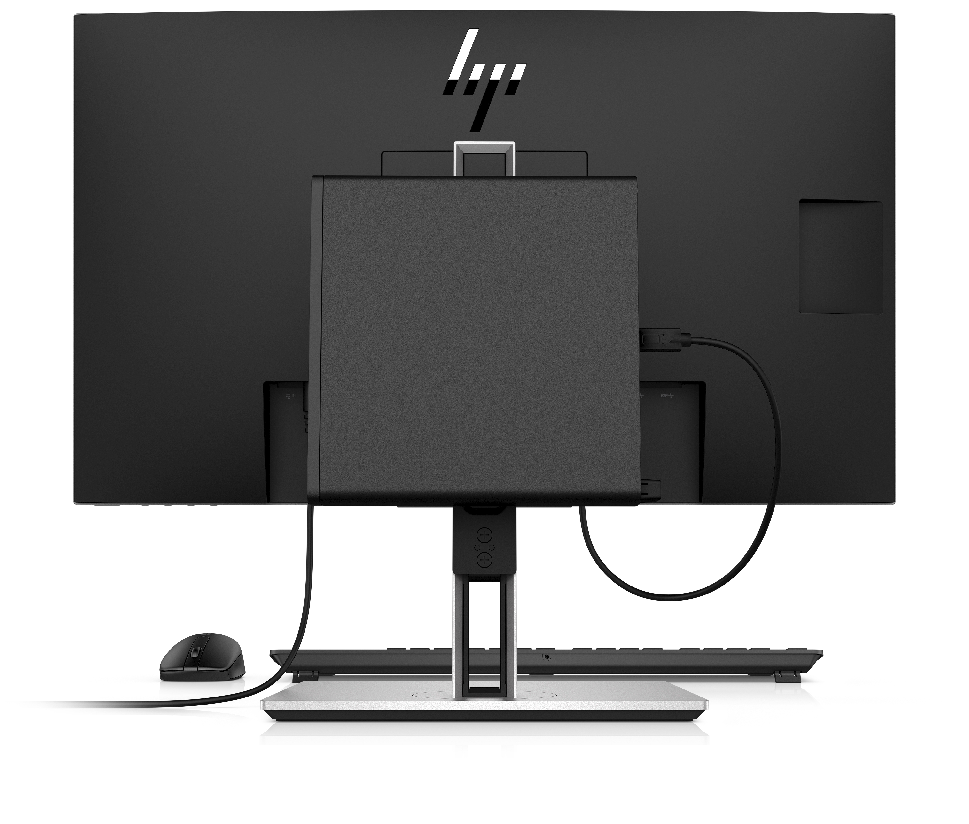 1TJ76AA#ABB e243d docking monitor 23" fhd 1920x1080 ips 250nits 16:9 docking usb-c hdmi vga dp rj-45 4*usb 3.1 hight tilt swivel pivot 3-3-0 HP HP EliteDisplay Santreyd  - Вид №5