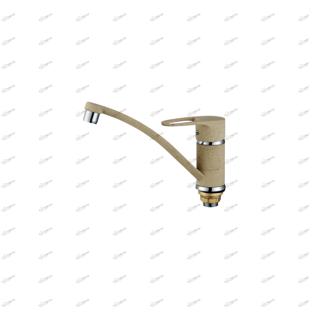 GZ 10022B Смеситель для кухни однорычажный Ganzer Бежевый Ganzer Германия 13967