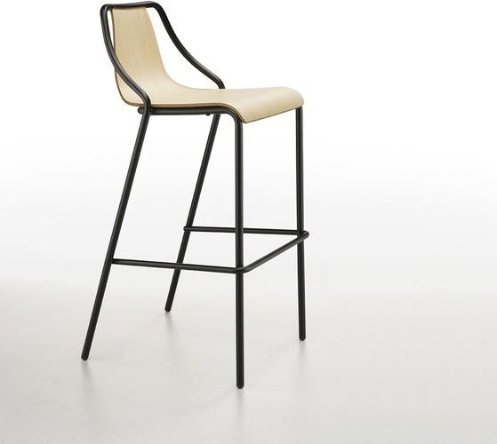 Midj Табурет металлический высокий со спинкой Ola sun-id-1460192 - Вид №1