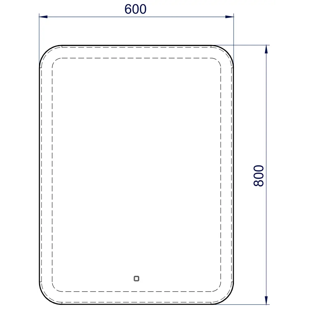 Зеркало Santreyd Forio с LED-подсветкой для ванной 18643910 STLM-0011848 - Вид №6