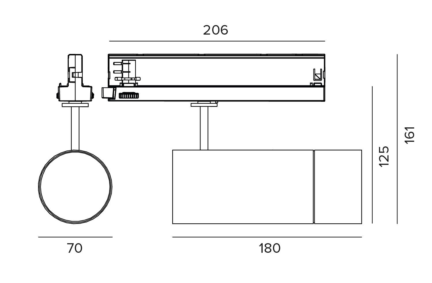 Поворотный круглый прожектор TARGETTI CAPSULE ARCH-00078844 - Вид №3