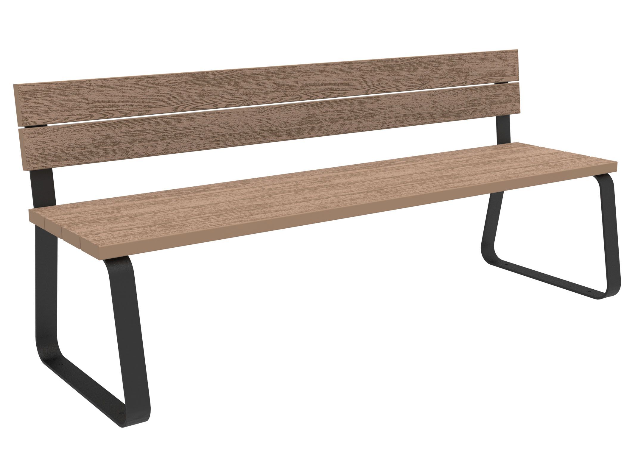 Скамья WPC со спинкой Lazzari Sunny ARCH-00055502 - Вид №15