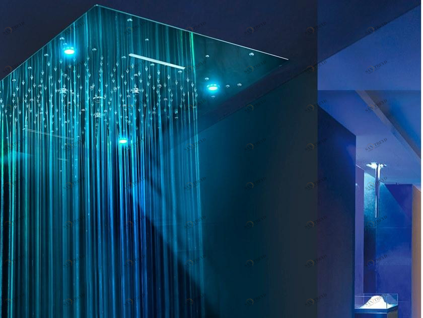 Ama Luxury Shower Светодиодная душевая лейка из нержавеющей стали с хромотерапией  Ur9000l ur9300l 