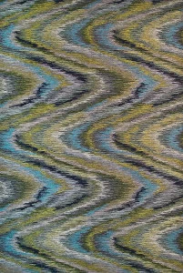 Ковер ALINA WAVE 200х290 ARBEN DECOR MAGIC ДИЗАЙНЕРСКИЕ, ALINA 321719 Серый;зеленый;разноцветный