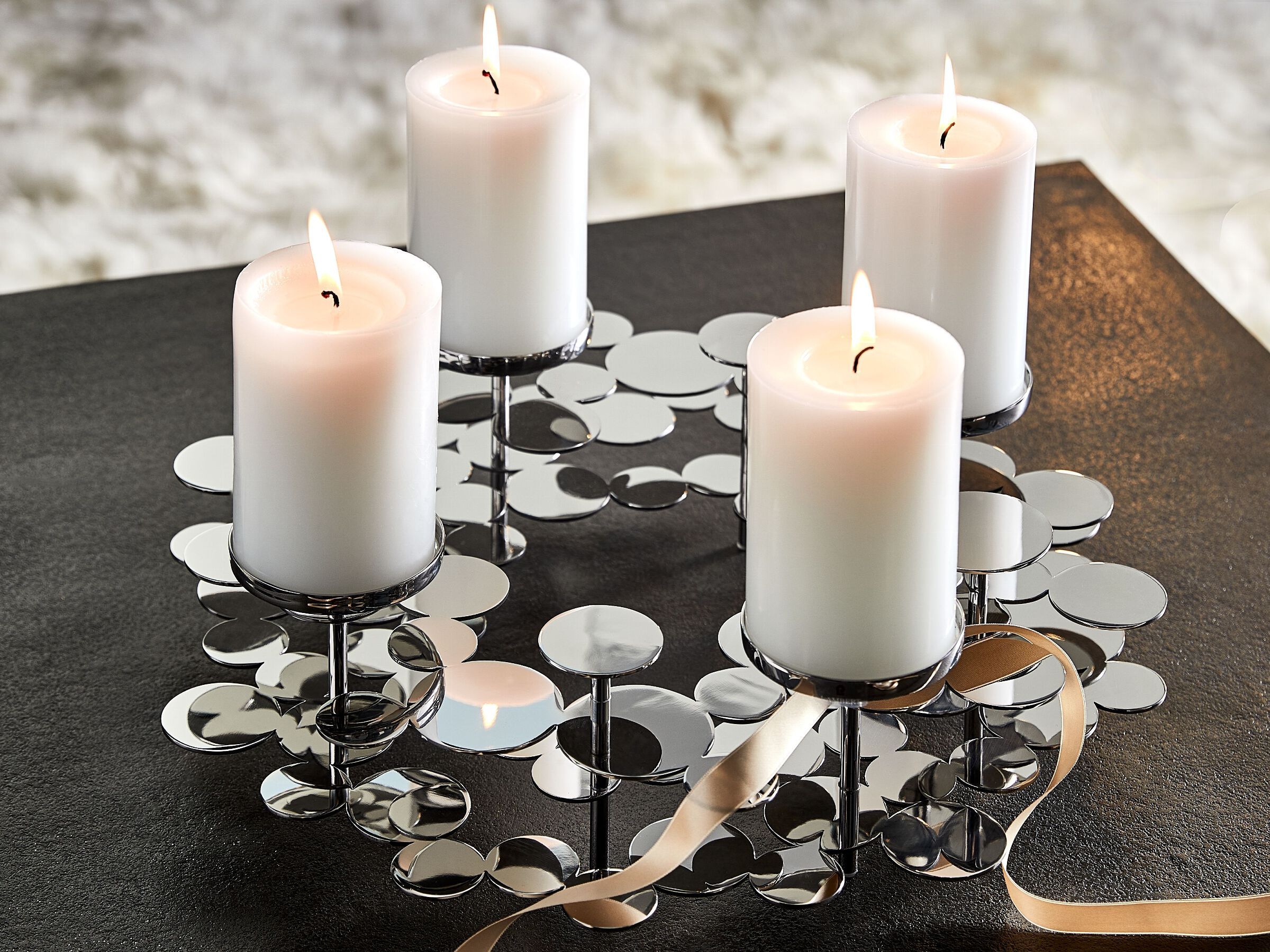 Подсвечник из нержавеющей стали LAMBERT CLOUD ARCH-00123522