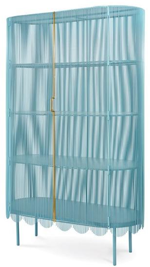 Scarlet Splendour Буфет стальной с распашными дверцами Strings sun-id-1409615 - Вид №1