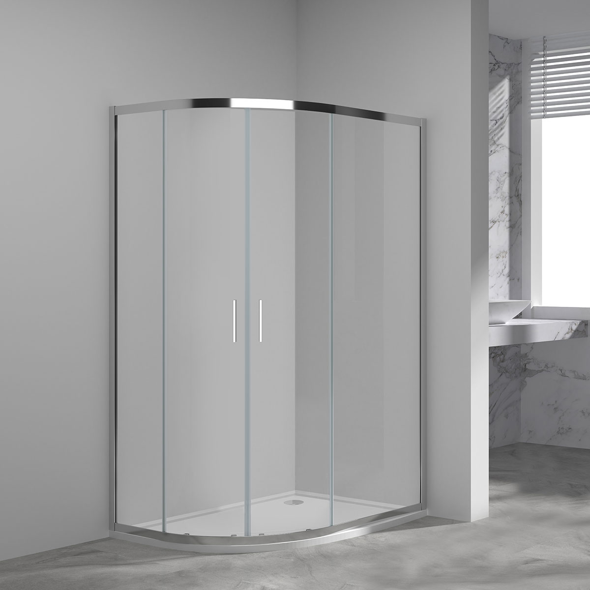 VSJ-1G129CL Душевой уголок Vincea Garda Santreyd