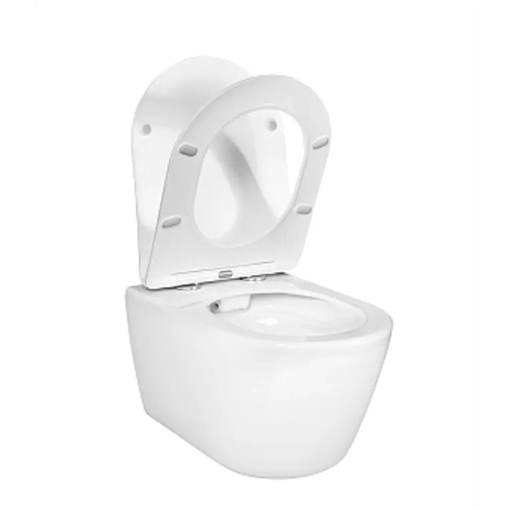 Комплект инсталляция Grohe Rapid SL 39501000 с унитазом Aquatek Бетта AQ1253W-00 безободковый с микролифтом клавиша цвет хром 88878367 STLM-2085517 - Вид №3